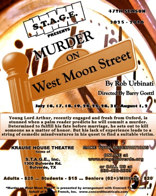 Murder on West Moon Street by S.T.A.G.E. Bulverde