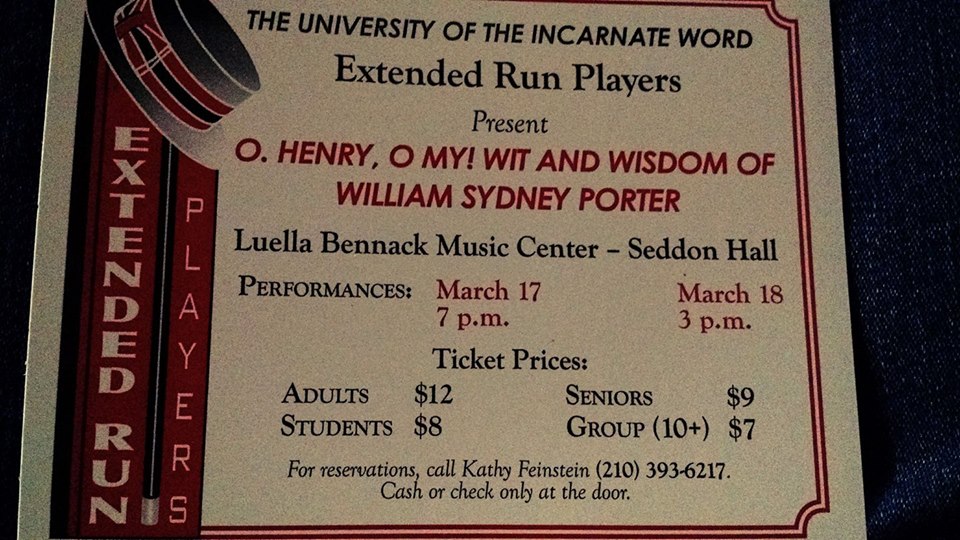 O. Henry, Oh, My! by Extended Run Players