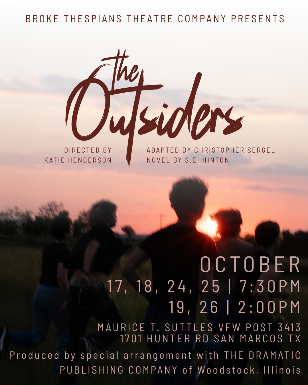 The Outsiders by Broke Thespians Theatre Company