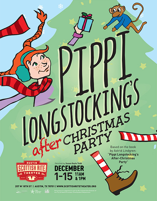 Pippi Longstocking's After Christmas Party by Scottish Rite Theater