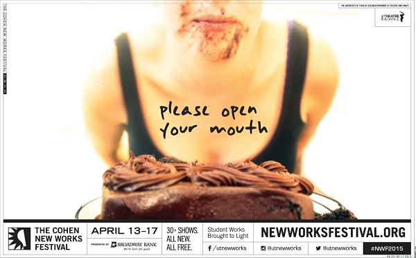 Please Open Your Mouth by Cohen New Works Festival, University of Texas