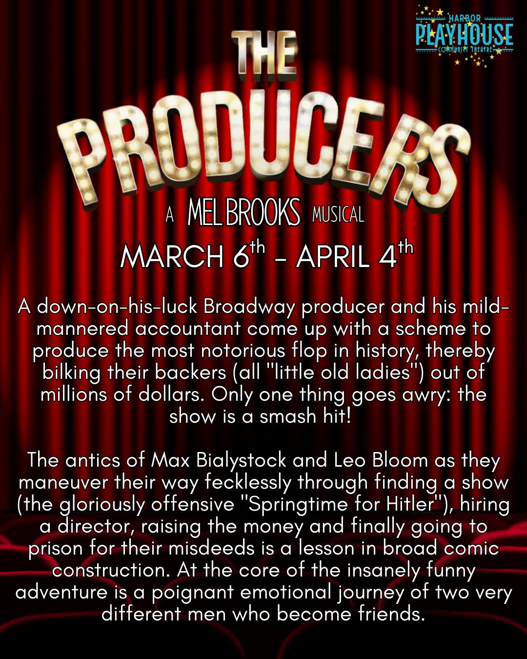 The Producers by Harbor Playhouse