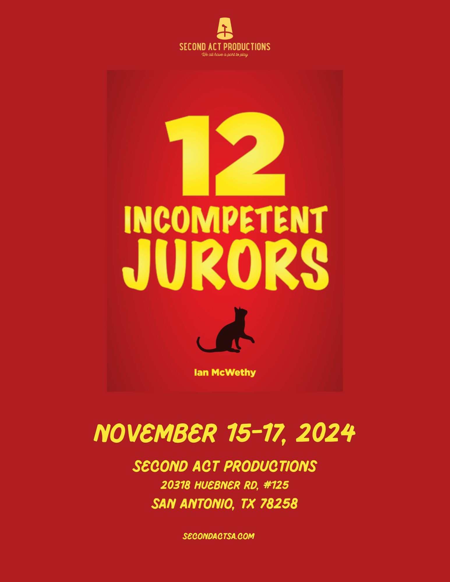 12 Incompetent Jurors by Second Act Productions