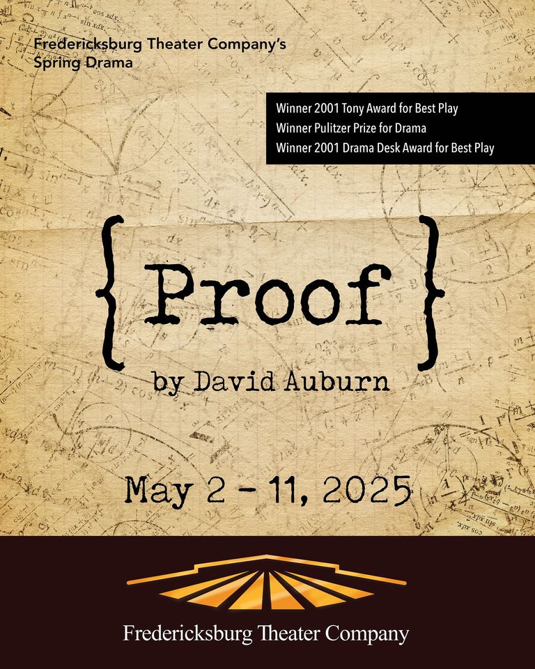 Proof by Fredericksburg Theater Company (FTC)
