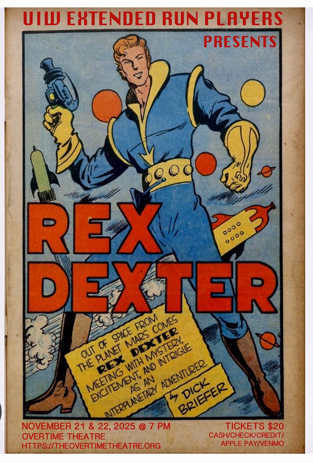 Rex Dexter of Mars by Extended Run Players