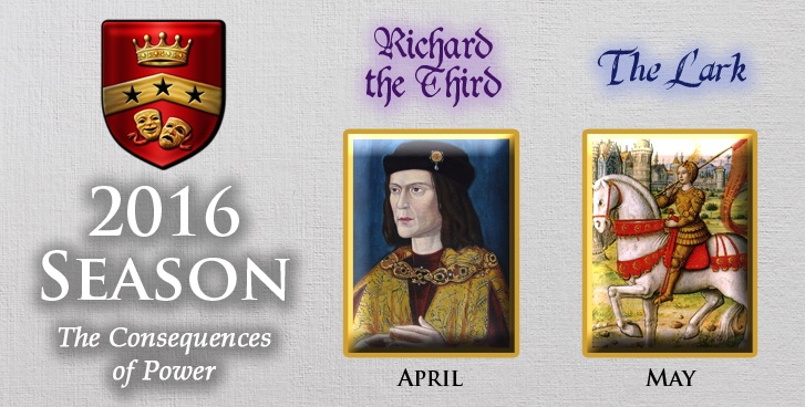 Auditions for Richard III AND The Lark, by Baron's Men