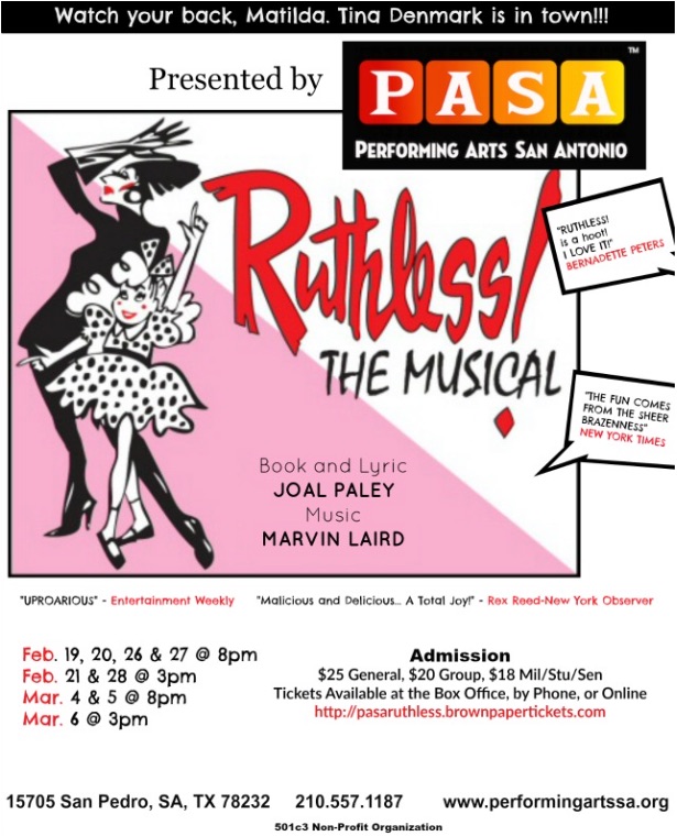 Ruthless! by Performing Arts San Antonio (PASA)