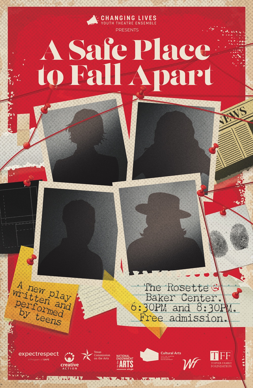 A Safe Place to Fall Apart by Changing Lives Youth Theatre Ensemble