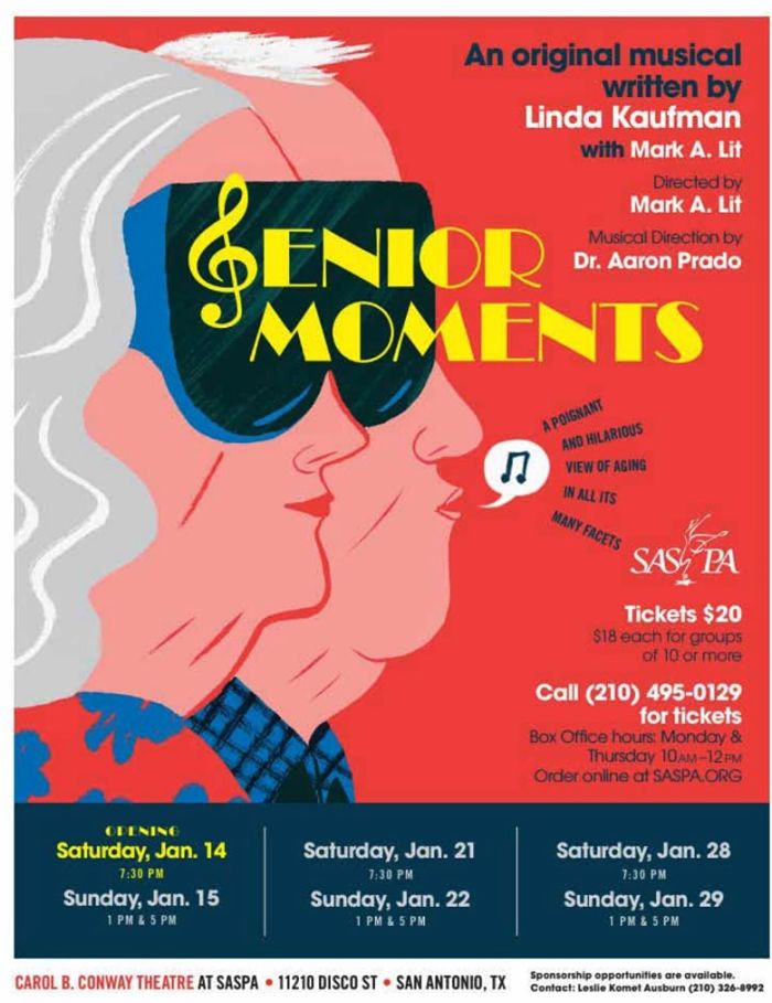 Senior Moments, a musical by Linda Kaufman 