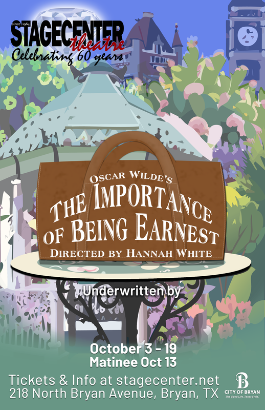 CTX3773. Auditions for The Importance of Being Earnest, by StageCenter Community Theatre, Bryan