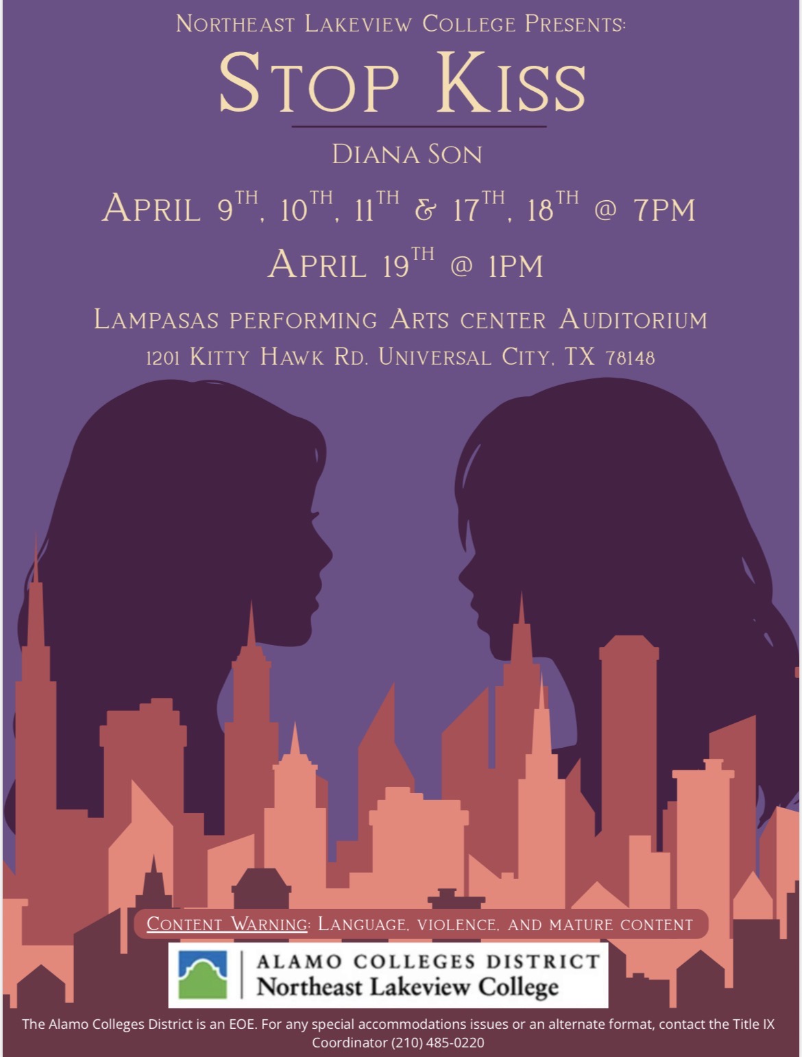 Stop Kiss by Northeast Lakeview College