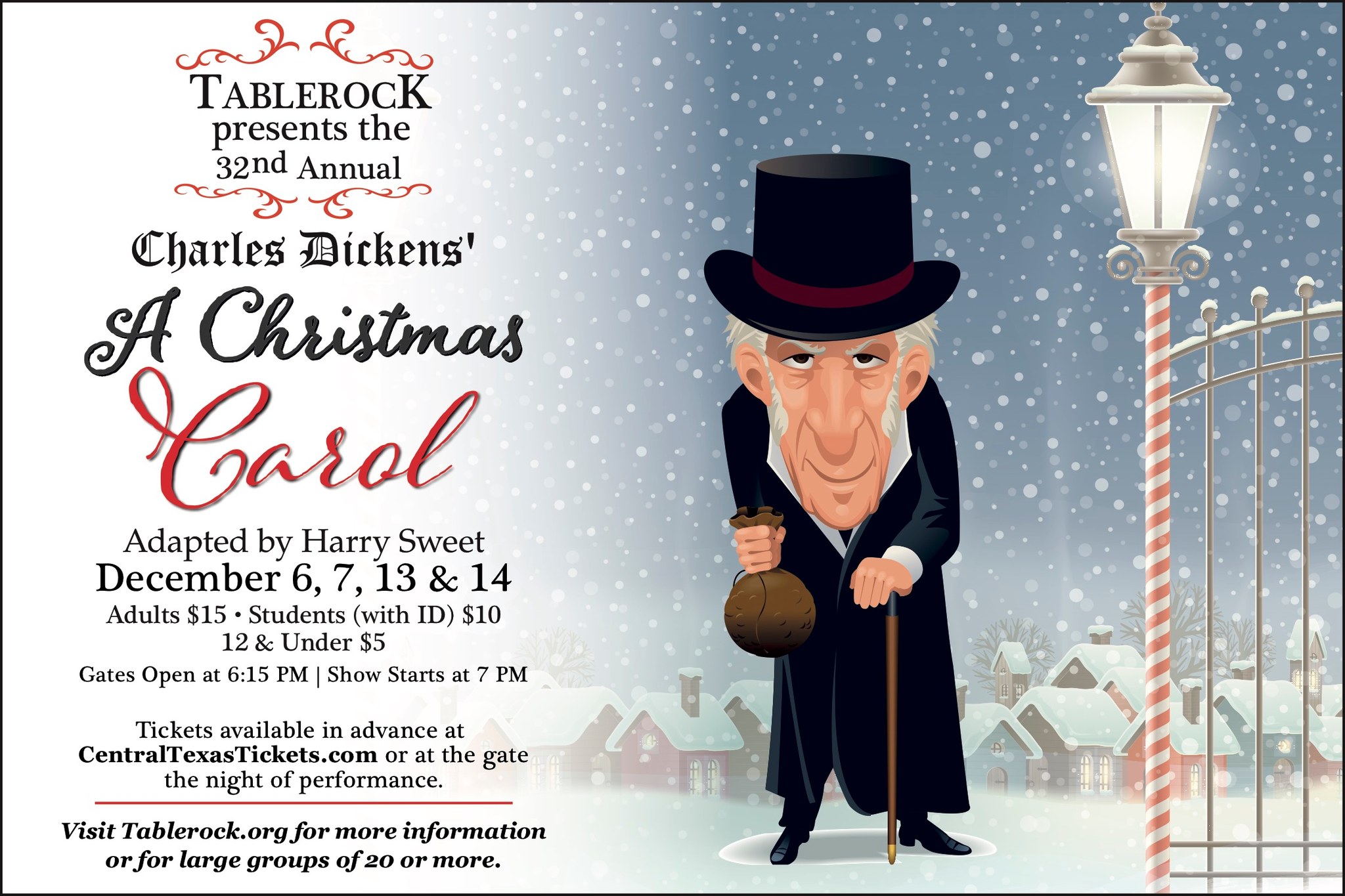 A Christmas Carol at Tablerock by Tablerock of Salado