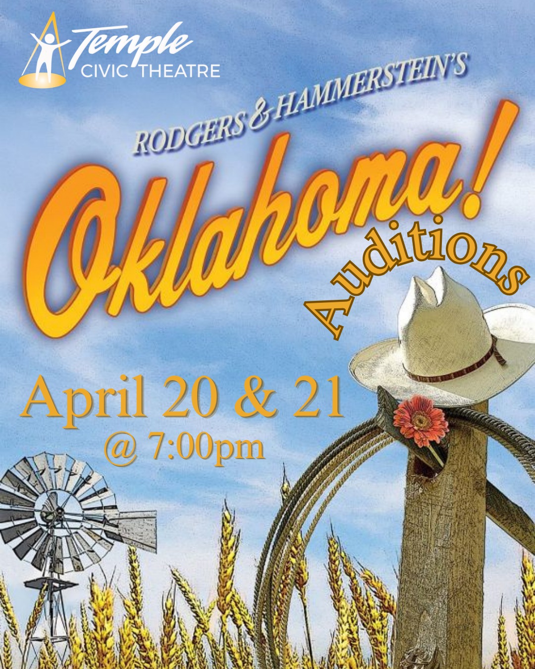 CTX4365. Auditions for Oklahoma!, by Temple Civic Theatre