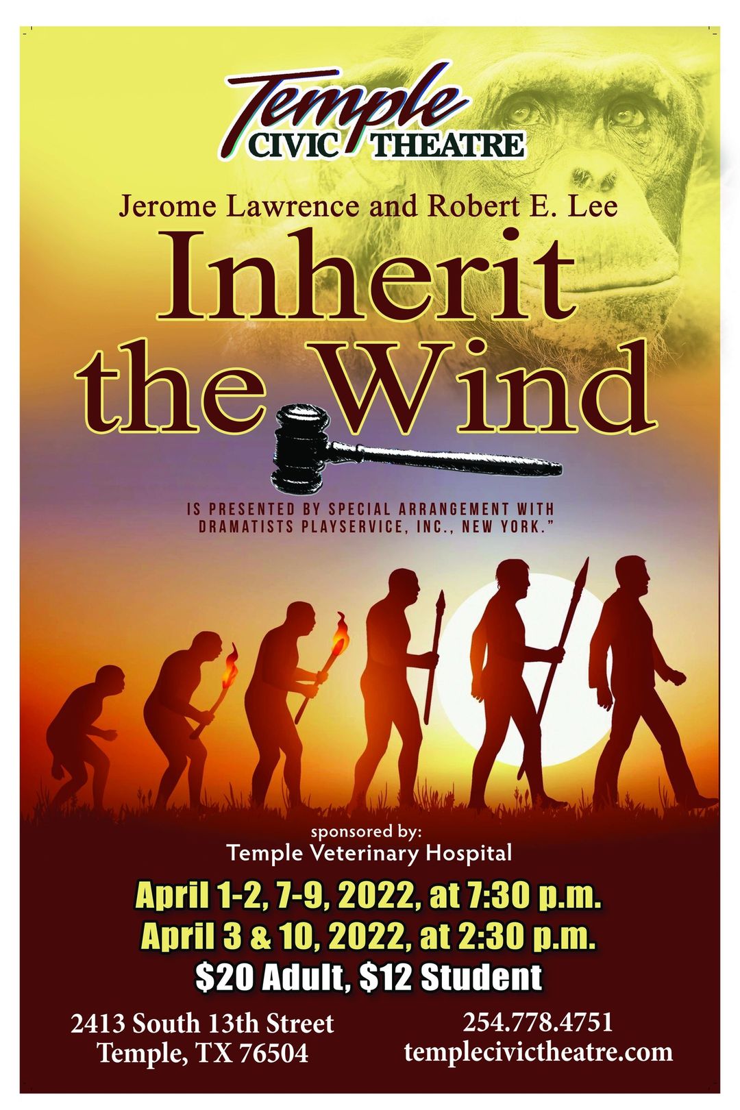 Inherit the Wind by Temple Civic Theatre