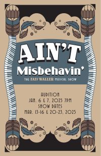 CTX3938. Auditions for Ain't Misbehavin', the Fats Waller musical, by Temple Civic Theatre