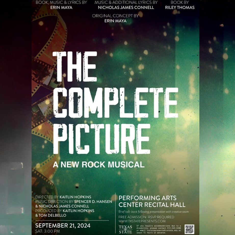 The Complete Picture, a new rock musical by Texas State University