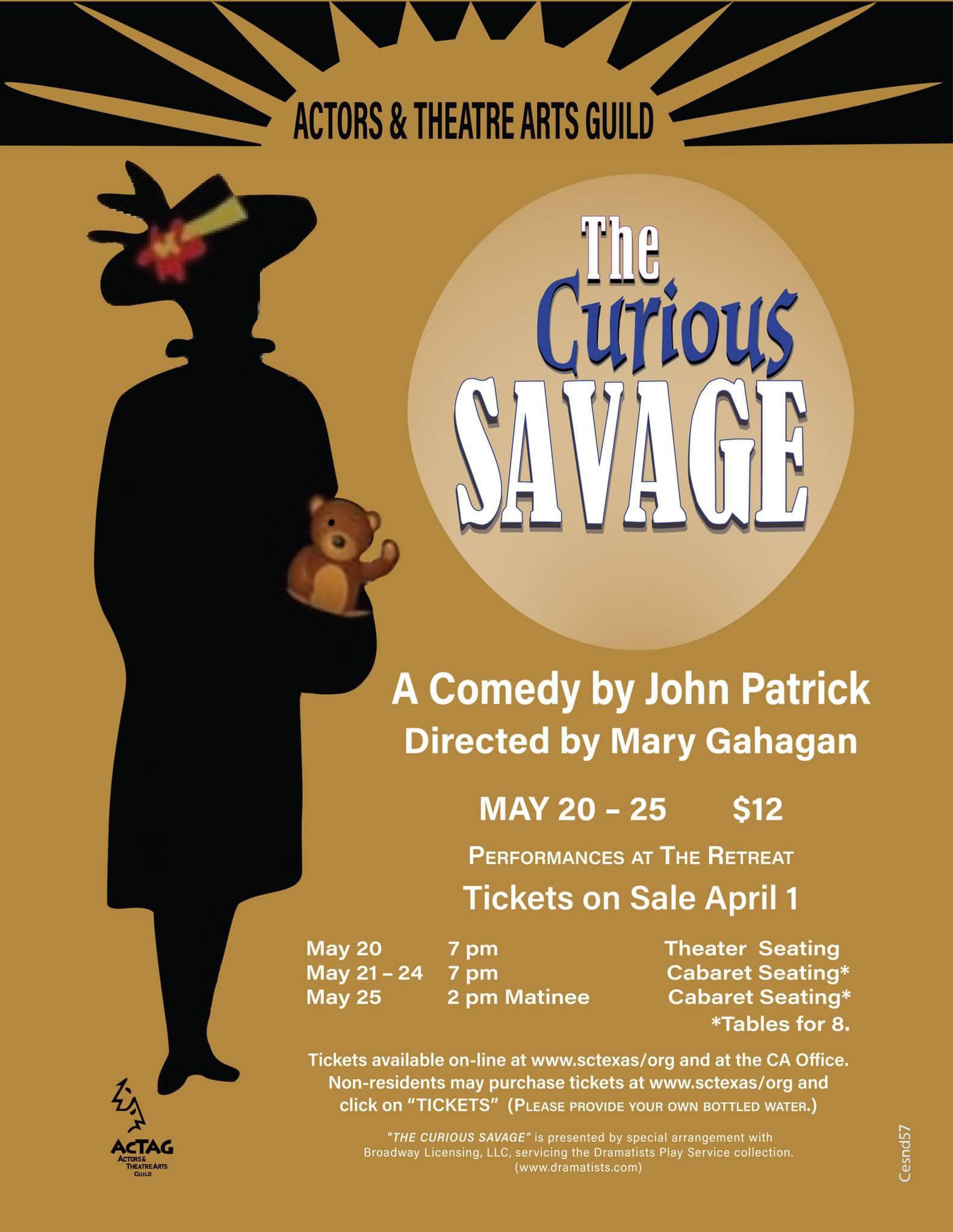 The Curious Savage by Actors and Theatre Arts Guild, Sun City