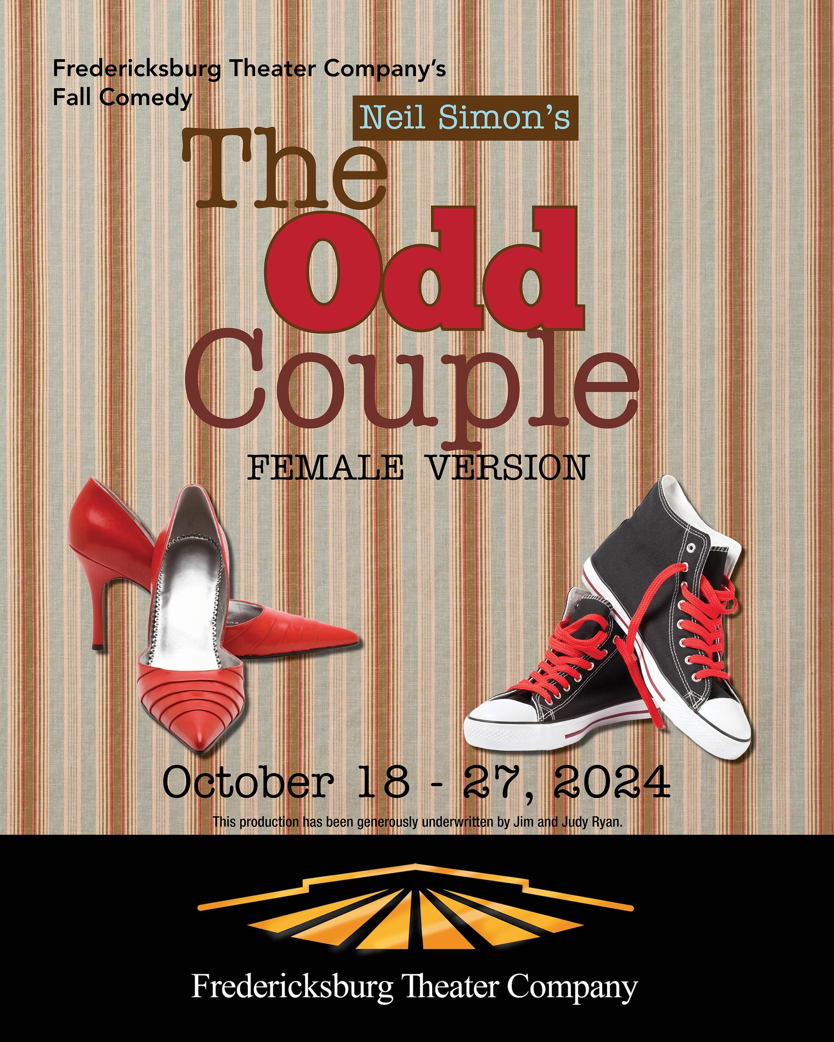 The Odd Couple - Female Version by Fredericksburg Theater Company (FTC)