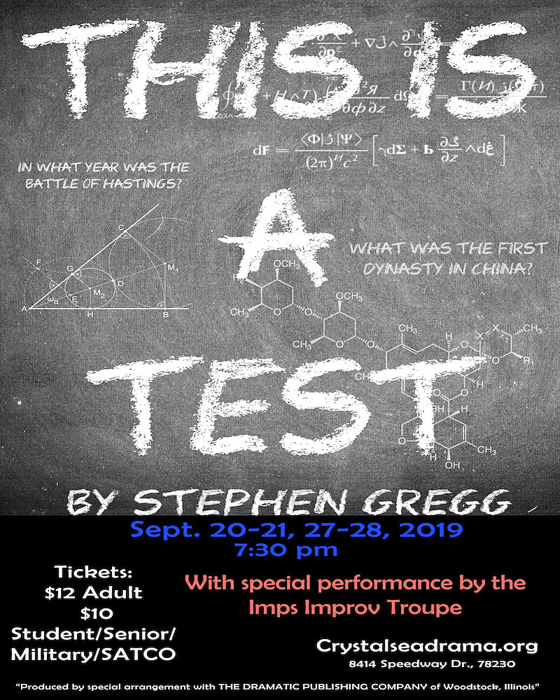 This Is A Test by Crystal Sea Drama Company