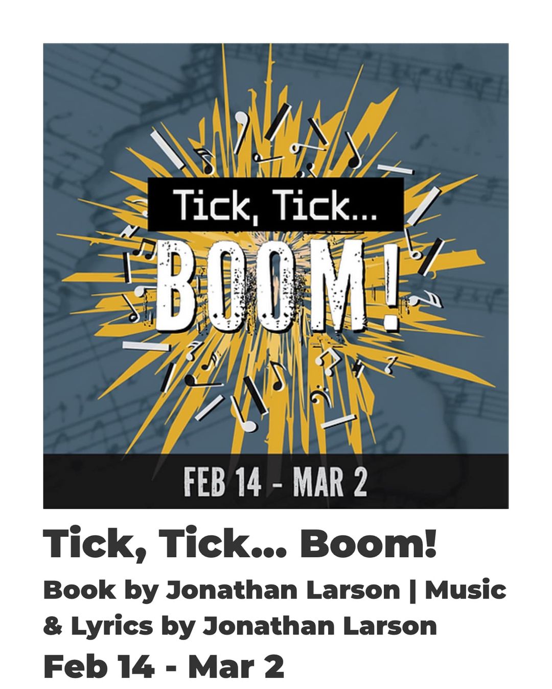 Tick, tick . . . BOOM! by Tex-Arts