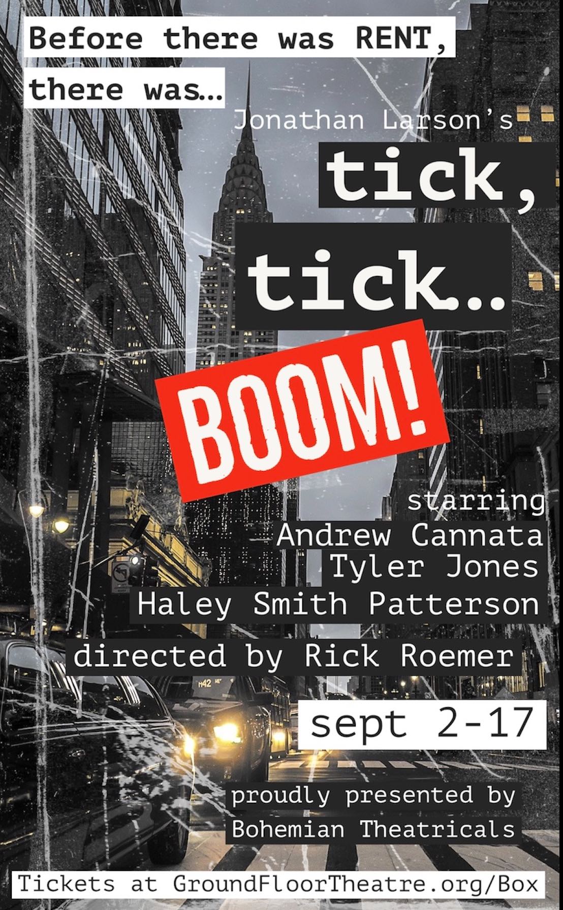 Tick, tick . . . BOOM! by Bohemian Theatricals