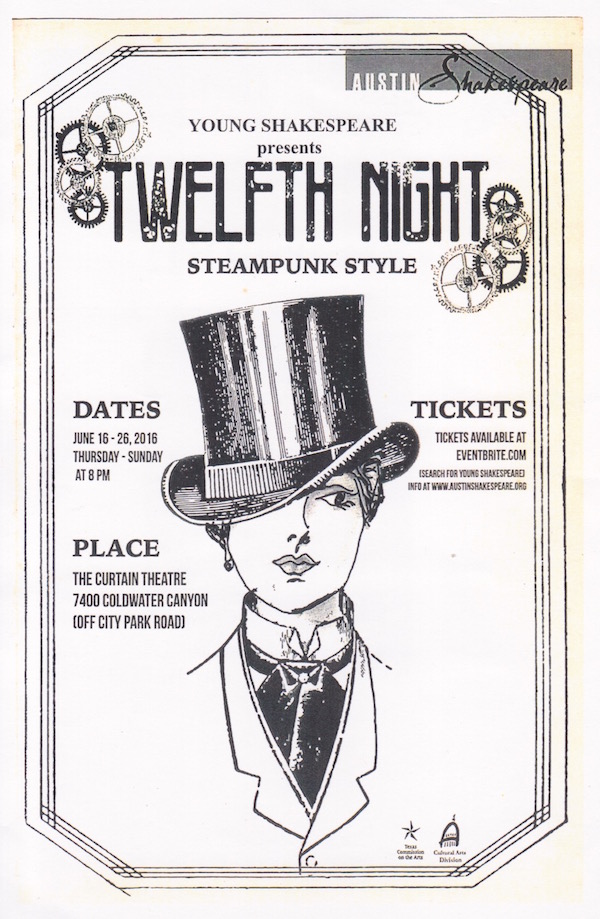 Twelfth Night: Steampunk Style by Young Shakespeare Troupe
