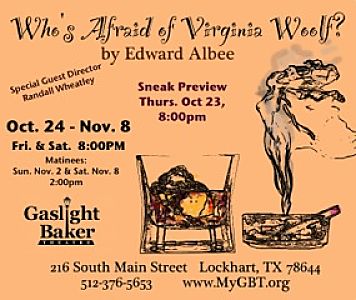 Who's Afraid of Virginia Woolf? by Gaslight Baker Theatre