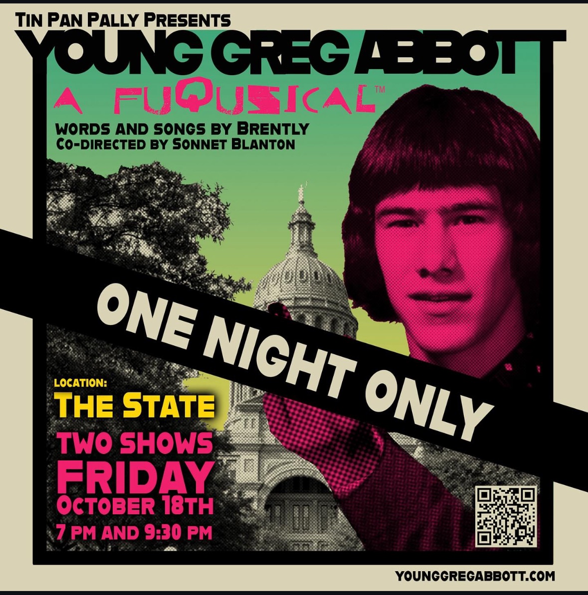 Young Greg Abbott: A FuQusical by Tin Pan Pally