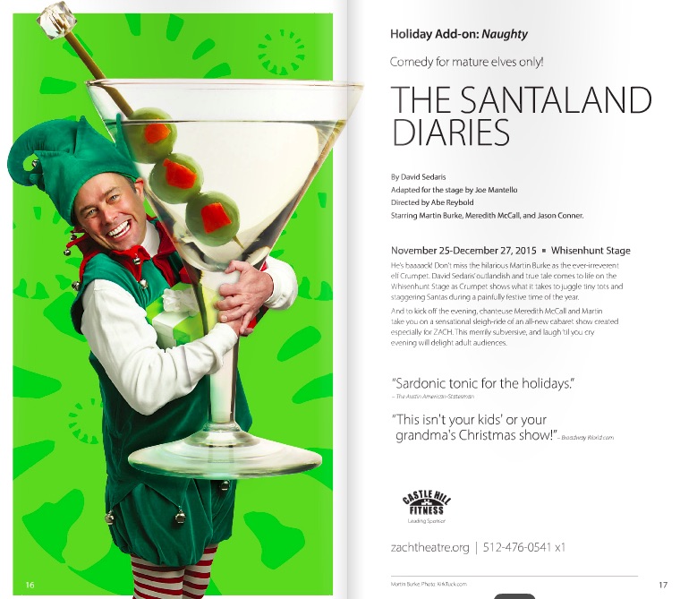 The Santaland Diaries by Zach Theatre