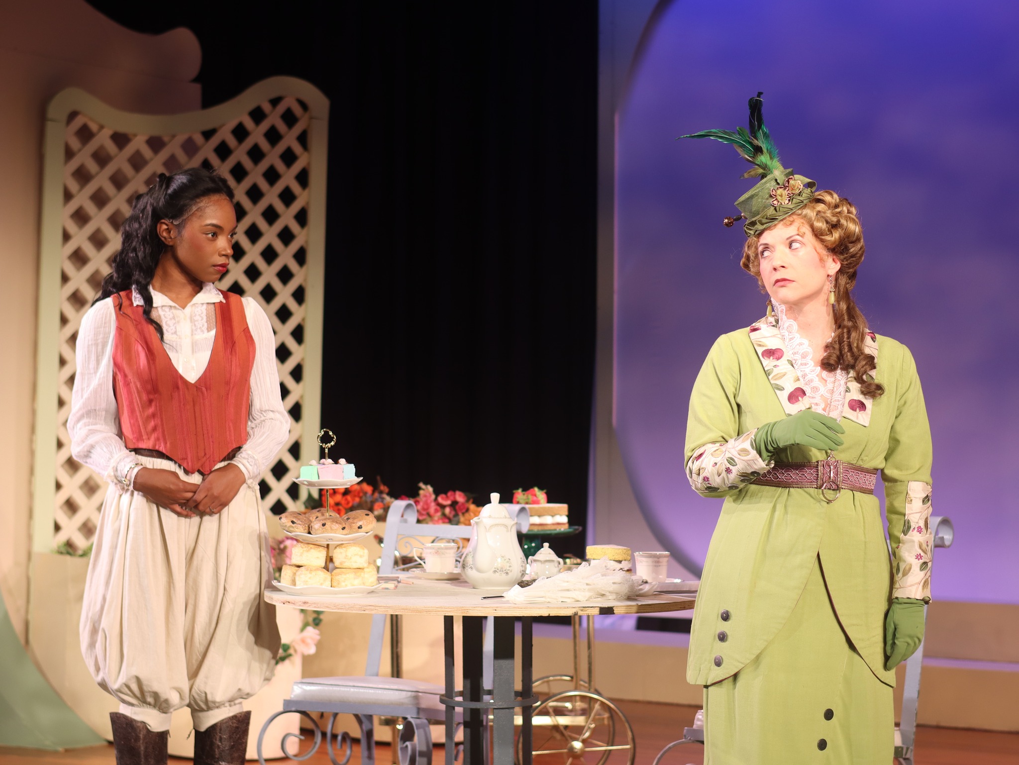 Vivian Noble, Sarah Zeringue (photo by Steve Rogers)