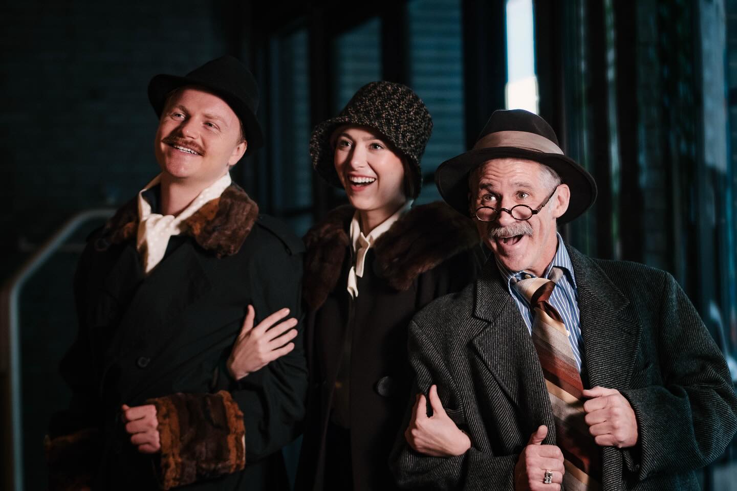 Cameron La Brie, Leslie Hethcox, Taylor Bini (photo via Alchemy Theatre)