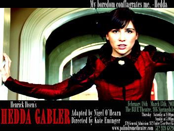 Hedda Gabler (adapted) by Palindrome Theatre (2010-2013)