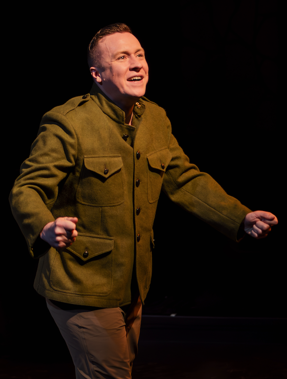 Patrick Regner as Pvt. Johnny Able (photo by James Redondo)