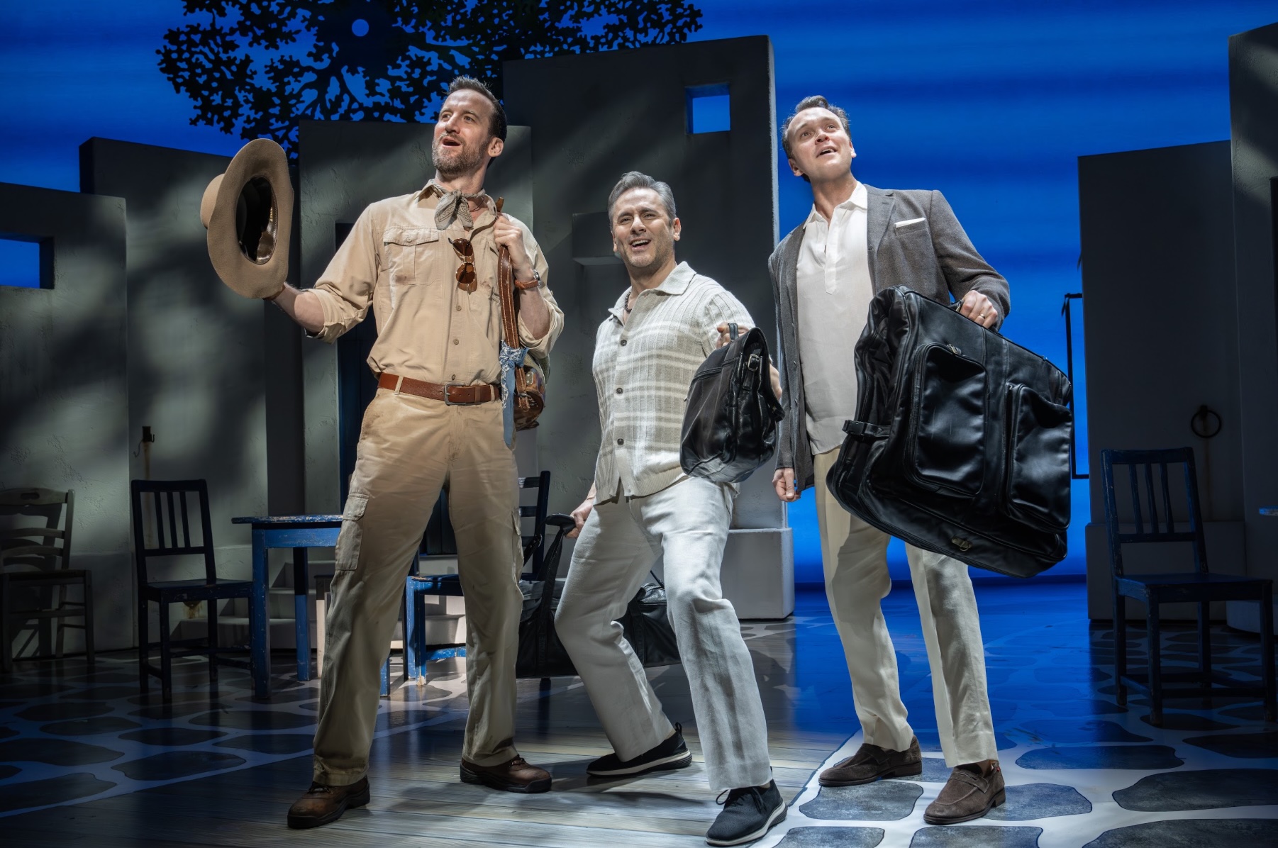 Leland Burnett, Victor Wallace, Rob Marnell (photo by Joan Marcus)