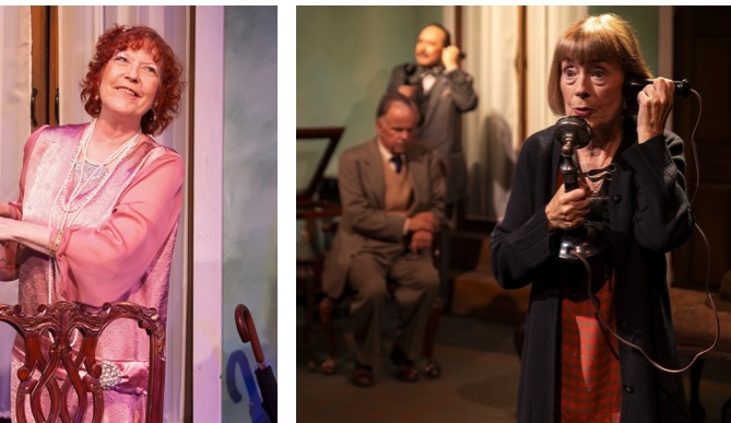 Katherine Schroeder; Rick Felkins, Gabriel Maldonado, Bernadette Nason (photo by Steve Rogers)