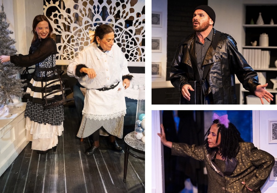 (clockwise) Sarah Zeringue, Melba Martine, Sebastián Vitale, khattieQ (photos by Steve Rogers)