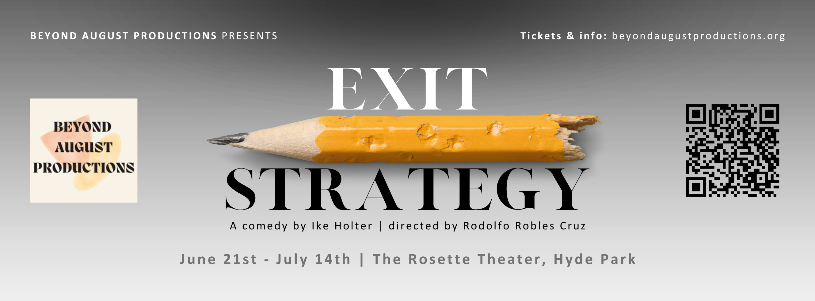 Review: EXIT STRATEGY by Beyond August Productions