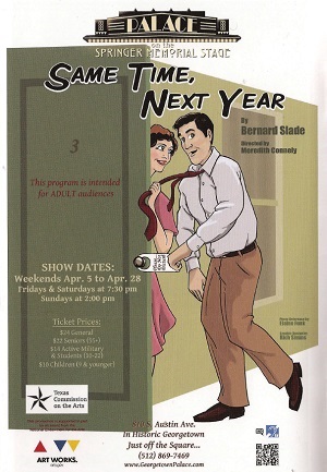 Review: Same Time, Next Year by Georgetown Palace Theatre