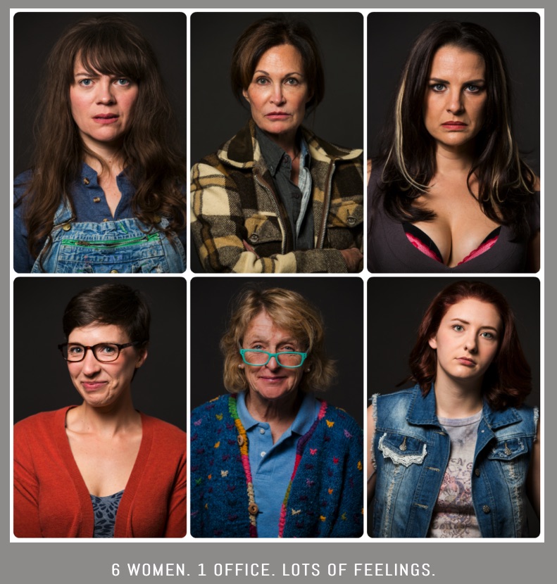 Amber Quick, Babs George, Liz Beckham, Susan Myburgh, Elise Ogden, Regan Goins (photo: Theatre en Bloc)