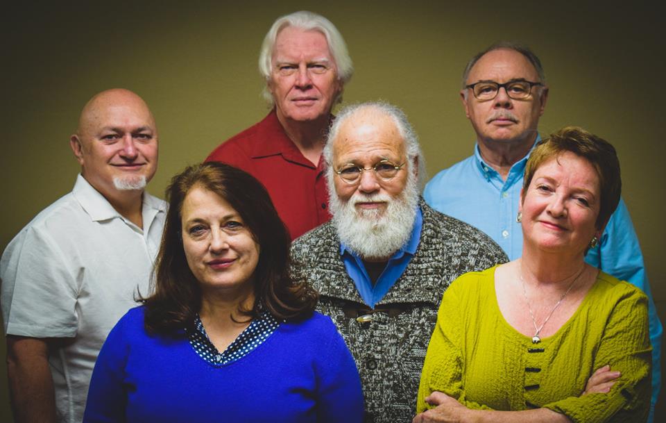 Mick Darcy, Ann Hulsman, Garry Peters, Tom Swift, David Jarrott, Janelle Buchanan (photo: Jarrott Productions)