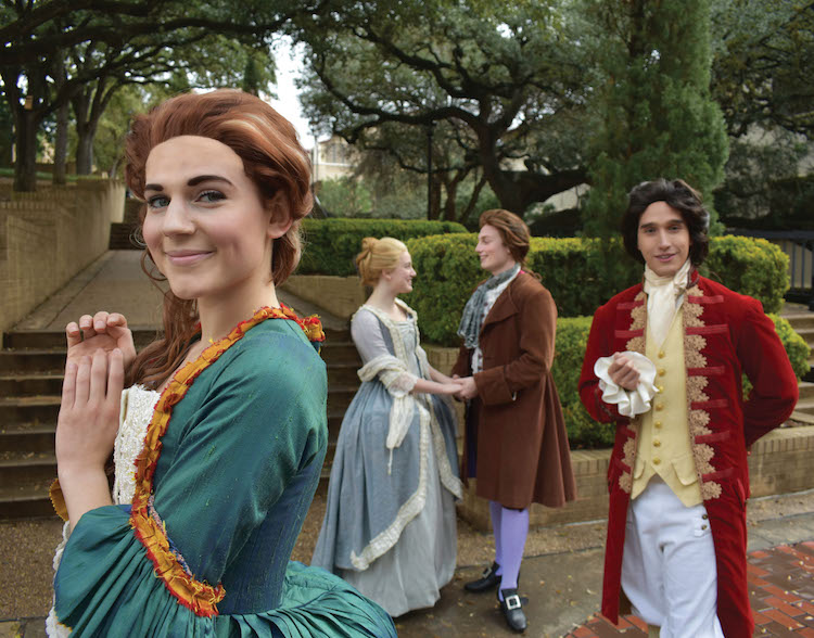 Lizzy Rees, Aubrey Clyburn, Shane Satterfield, Junior Gomez (photo by Carlos J. Rodriguez)