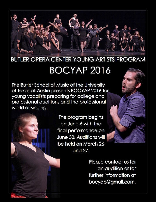 Butler Opera Center poster