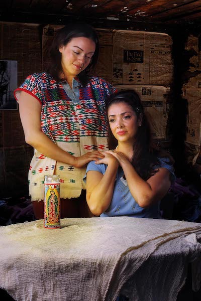 Karina Dominguez (seated), Giselle Marie- Muñoz (photo: GFT)