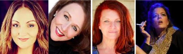 Dawn Erin, Michelle Cheney, Cathie Sheridan, Tracy Hurd. (photos via City Theatre)