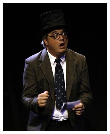 Michael Stuart as the befuddled politician (image: Christopher Loveless)