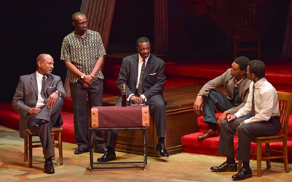 William Earl Ray, Richard Romeo, Melvin Abston, J. Quinton Johnson, and Delanté G. Keys. (Photo by Kirk Tuck.)