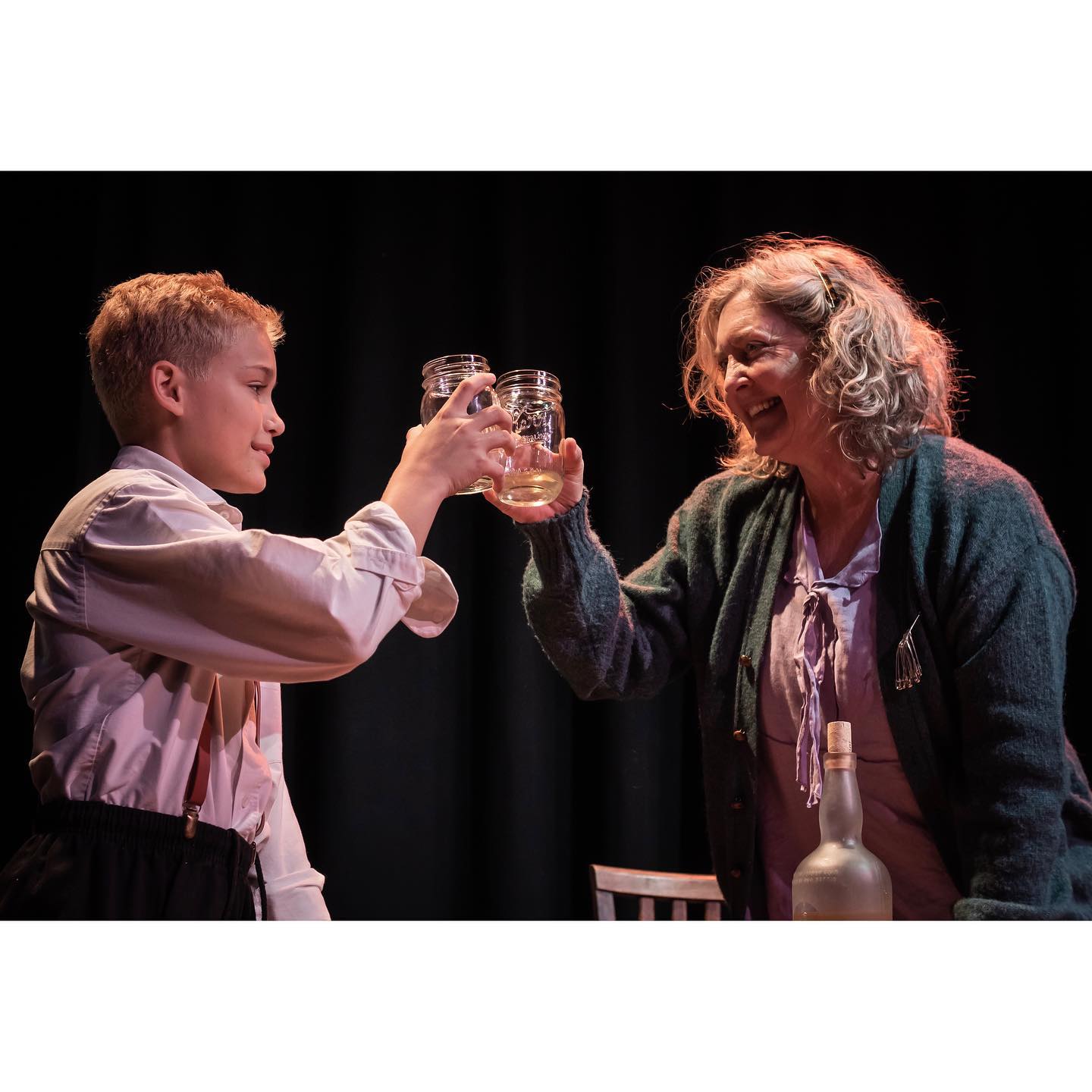 Zak Meisenhelter, Carol Hickey (photo from Alchemy Theatre Company)