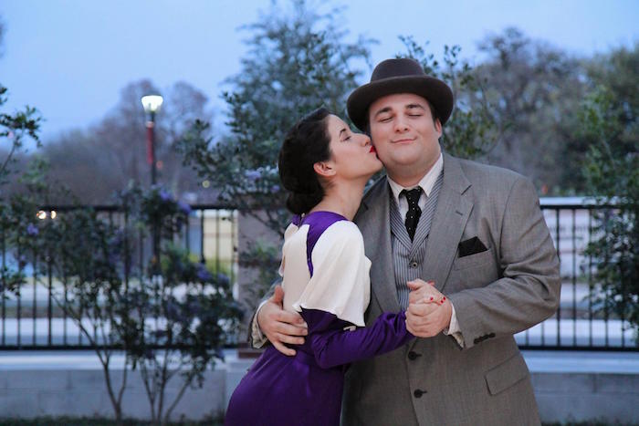 Julia Babin, Matthew Drake Shrader (photo: Texas State Theatre and Dance)