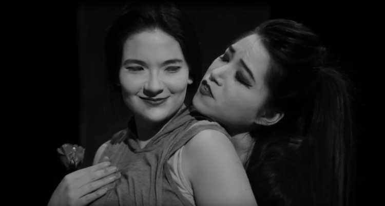 Rachel Steed, JooHee Ahn (still from video by Jose Lozano)