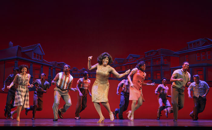 Patrice Covington and cast (photo by Joan Marcus)